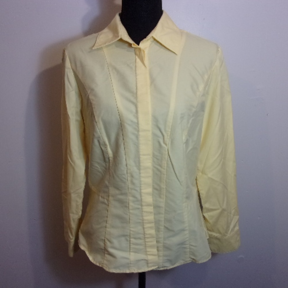 Coldwater Creek Yellow Size Small Top